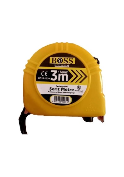 Boss Şerit Metre 16mm 3 Metre Kdo Diğer