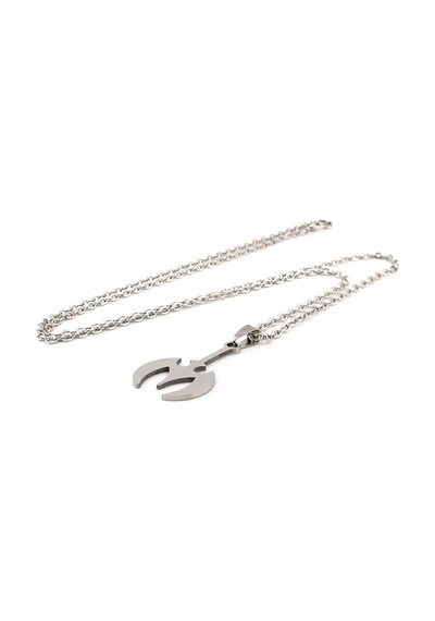 Viking Savaşçı Baltası Paslanmaz Çelik Erkek Kolye Q0266 Çelik