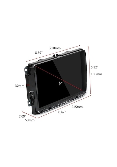Volkswagen Transporter 2010-2019 9 Inç Kablosuz Carplay Android