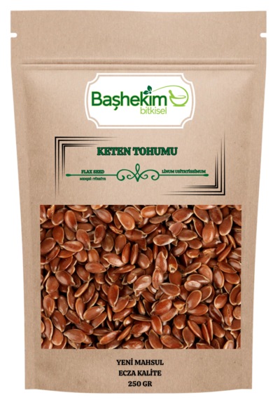 Keten Tohumu Seçilmiş Ecza Kalite Yeni Mahsul 250 Gr