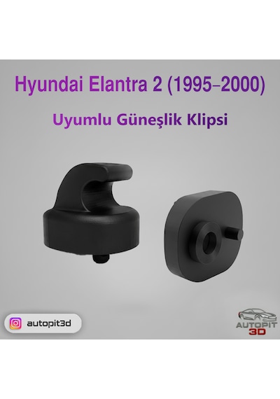 Hyundai Elantra 2 1995 2000 Uyumlu Güneşlik Klipsi