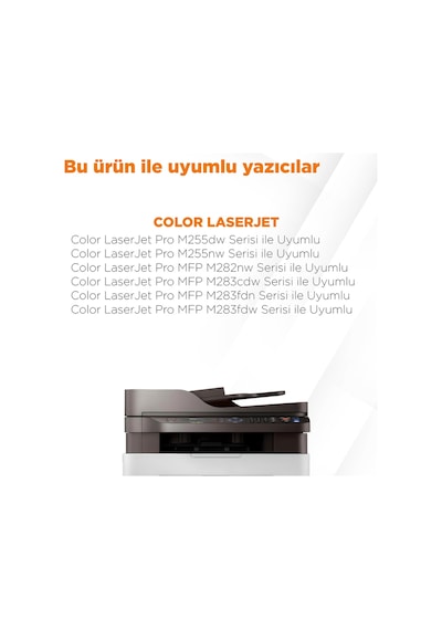 Hp 207a Color Laserjet Pro Mfp M283fdw Uyumlu Toner Takım- Çipli