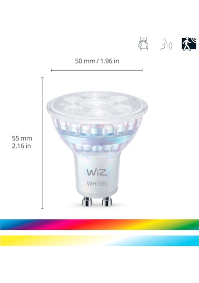 Wiz Rgb Spot Ampul 50w Gu10 Cam Renkli
