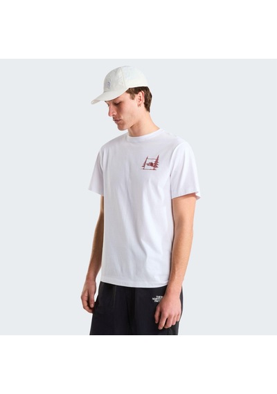 The North Face M Campıng Relaxed Short Sleeve Tee-graph Erkek Tişört Nf0a8gqmfn41 Beyaz