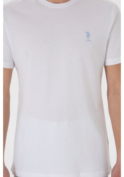 U.S. Polo Assn. Erkek Regular Fit Bisiklet Yaka Beyaz Tişört 50299544-VR013 U.S. Polo Assn. Erkek Regular Fit Bisiklet Yaka Beyaz Tişört 50299544-VR013