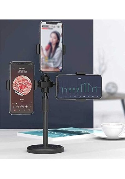 Masa Üstü 3 Lü Telefon Tutucu Standı