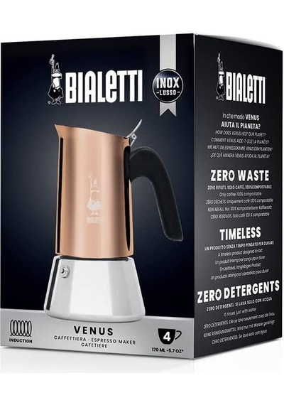 Bialetti Venüs Mokapot 4 Cup Bakır Renk
