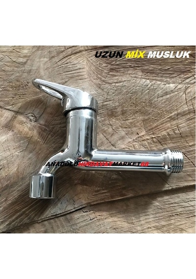 Tek Mix Musluk Pirinç Aç Kapa Musluk Tse Li 1/2 20mm 13.5cm
