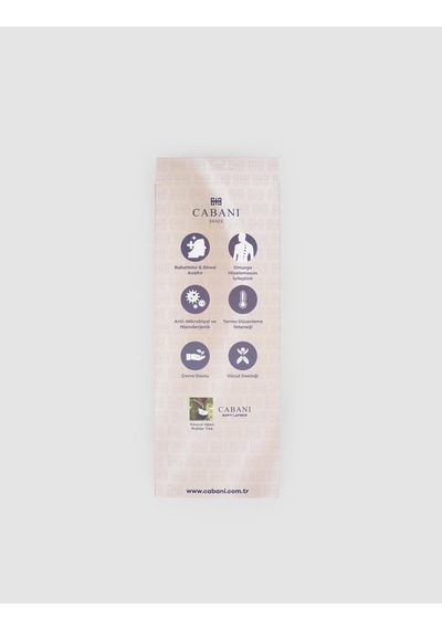 Cabani Orthoflex Cotton Kaplamalı Füme Erkek Tabanlık Füme