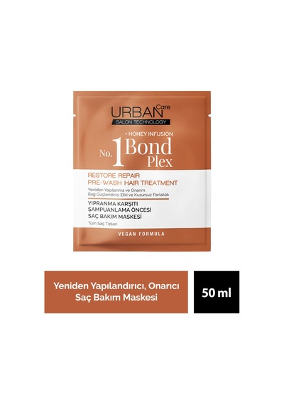No.1 Bond Plex Restore Repair Yıpranma Karşıtı Duş Öncesi Saç Bakım Maskesi-2x50 Ml-vegan