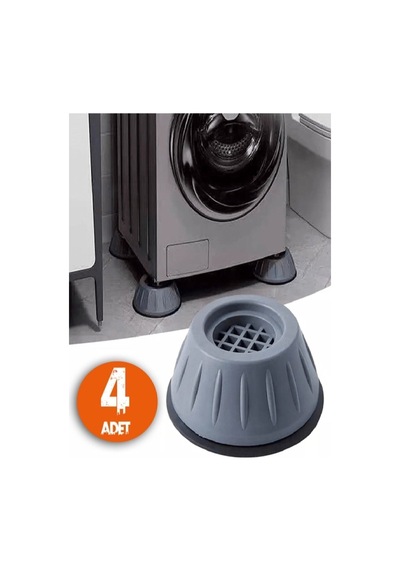 4'lü Çamaşır Makinesi Titreşim Engelleyici Stoper 10cm X 4cm Plastik Çok Renkli Diğer