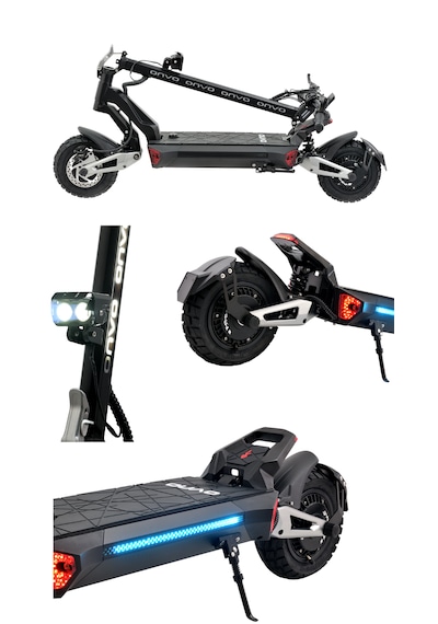 Onvo Rx-4 Elektrikli Scooter Gri - Siyah