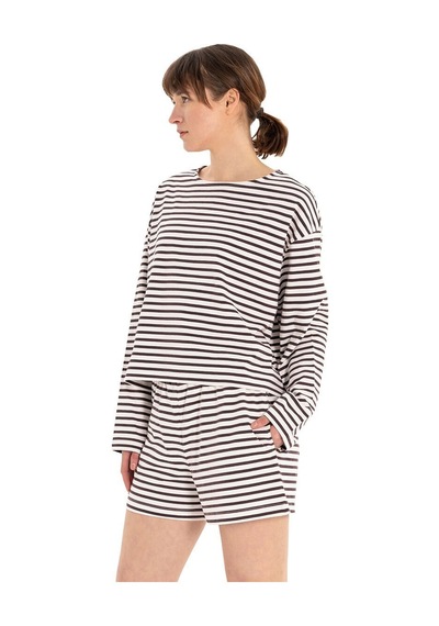 Inguz Stripe %100 Pamuk T-shirt Çizgili