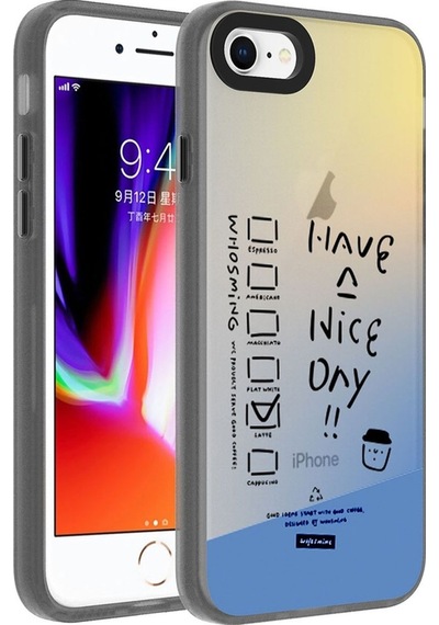 Apple Uyumlu iPhone 8 Kılıf Desenli Zore Dragon Sert Kapak Have