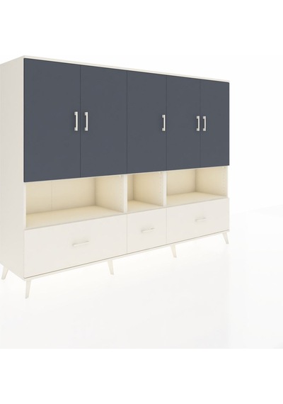 Hyperion Dolap 12 Raflı 3 Çekmeceli 5 Kapaklı 220x44x163 Aytaşı-a Aytaşı-antrasit/aytaşı Hyperion Dolap 12 Raflı 3 Çekmeceli 5 Kapaklı 220x44x163 Aytaşı-a Aytaşı-antrasit/aytaşı