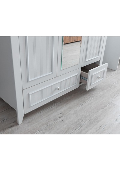 Yalı Modern 3 Kapaklı Aynalı Elbise Dolabı 125 60 211