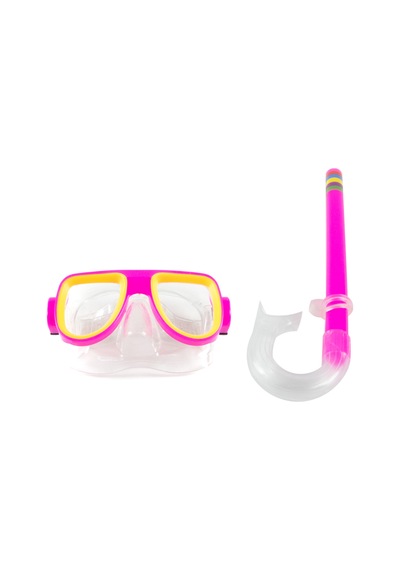 Şnorkel Maske Set Pembe