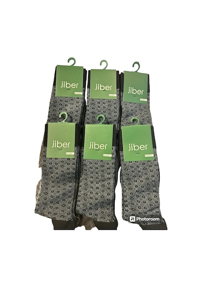 6'lı Paket Jiber Bambu Erkek Çorap 001