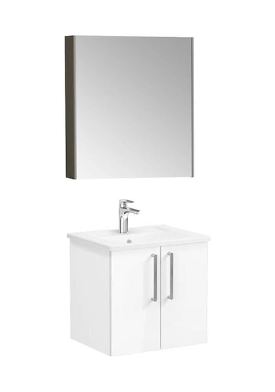VitrA Root Flat 60 Cm Beyaz Kapaklı Banyo Dolabı Takımı Beyaz VitrA Root Flat 60 Cm Beyaz Kapaklı Banyo Dolabı Takımı Beyaz