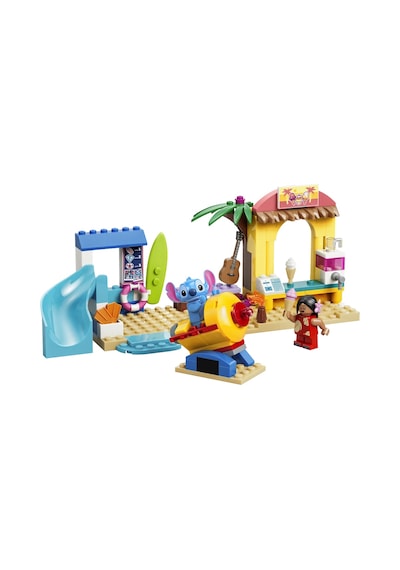 LEGO® ǀ Disney Lilo ve Stiç ile Plaj Eğlencesi 43280 – 4 Yaş Üzeri Çocuklar için 2 Karakter İçeren Oyuncak Yapım Seti (113 Parça)