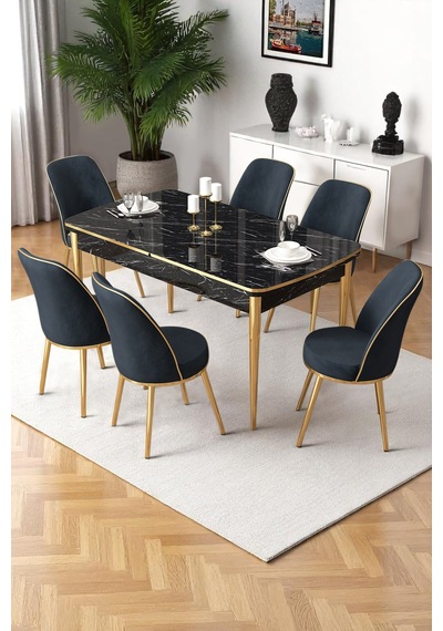 Canisa Nira Serisi 70x114 Mdf Siyah Mermer Desen Mutfak Masa Takımı 6 Antrasit Sandalye Gold Detay Masa Siyah Mermer Sandalye Antrasit Gold Detay Canisa Nira Serisi 70x114 Mdf Siyah Mermer Desen Mutfak Masa Takımı 6 Antrasit Sandalye Gold Detay Masa Siyah Mermer Sandalye Antrasit Gold Detay