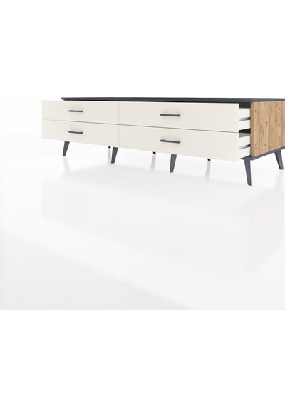 Kronos Tv Ünitesi 4 Çekmeceli 176x59x51 Çam-antrasit/aytaşı Antrasıt/aytası Kronos Tv Ünitesi 4 Çekmeceli 176x59x51 Çam-antrasit/aytaşı Antrasıt/aytası