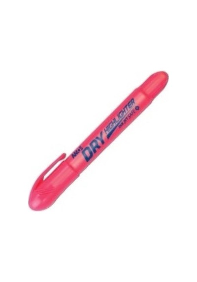 Amos Fosforlu Kalem Jel Dry HL Pembe  1 Adet Pembe