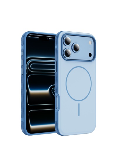 Joko Apple Uyumlu iPhone 18 Pro/17 Pro Neksa Magsafe Kapak - Sierra Blue Çok Renkli