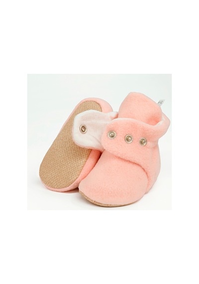 Ella Bonna Kaydırmaz Taban Polar Pamuk Astarlı Unisex Bebek Çocuk Ev Terliği Basic Pudra - 561957207 Pudra - 561957207 Pudra