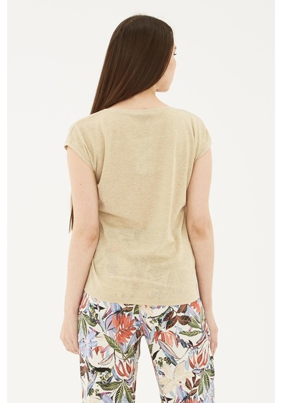 Fashion Friends Bayan Bluz 25y0202k1 Gold Gold