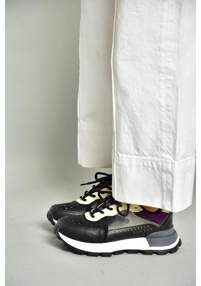 Fox Shoess312212809 Siyah Spor Ayakkabı Sneakers Siyah