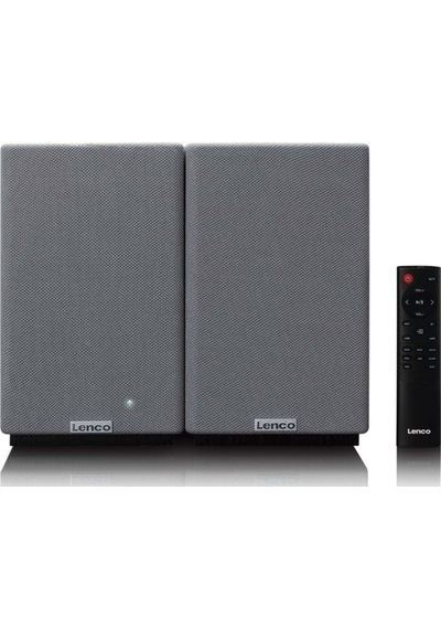 Lenco Spb-240bkgy - Hifi Stereo Bluetooth Hoparlör Çifti - Şık Tasarımda Güçlü Ses - Siyah/gri 67927522