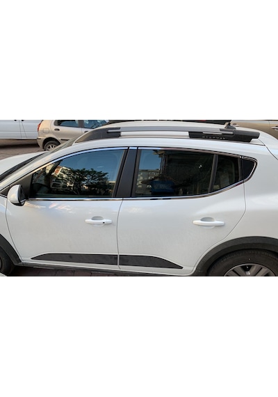 Dacia Sandero Krom Cam Cıtası 16 Parça 2021 ve Sonrası Tam Tur Dacia Sandero Krom Cam Cıtası 16 Parça 2021 ve Sonrası Tam Tur
