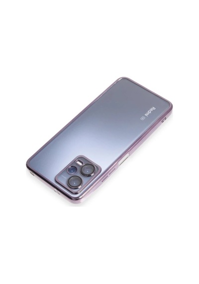 Xiaomi Redmi Note 12 5g Kılıf Razer Lensli Silikon - Mor 0.2M-Çok Renkli