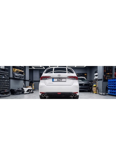 Toyota Corolla 2019 - 2024+ Arka Difüzör Mat Siyah