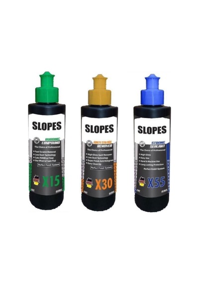Slopes X15 İnce Pasta X30 Hare ve X55 Boya Koruma Seti 250 ml