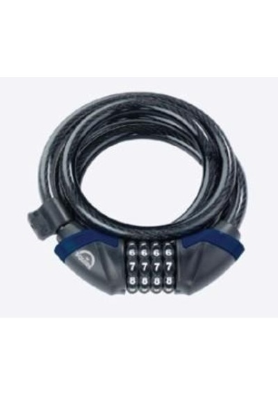 Xbyc 4523 Şifreli Halat Kilit 12x1800 Mm Işıklı Ve Sıfırlanabilir Bisiklet Kilidi