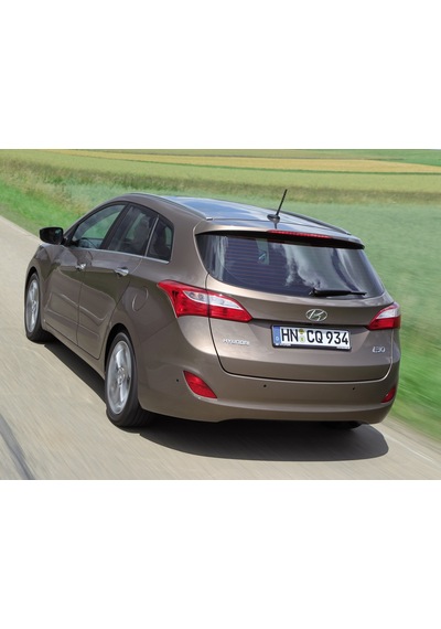Hyundaı İ30 Statıon Wagon 2012-17 Uyumlu Kokusuz Kaucuk Sıyah 3D