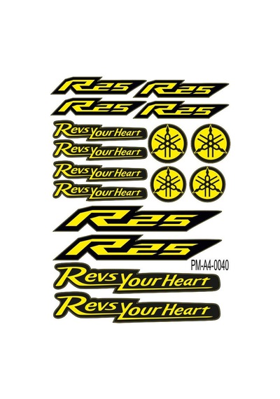 R25 Uyumlu A4 Çoklu Sticker Seti Diğer