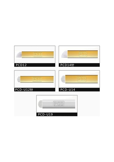P.c.d 12 F Blade Gold Microblading İğnesi 10 Adet Diğer