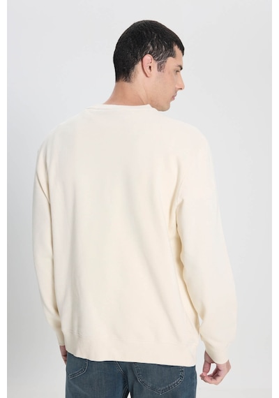 Lee Regular Fit Normal Kesim %100 Pamuk Bisiklet Yaka Şardonlu Kırık Beyaz Sweatshirt L81ıry102 Beyaz Lee Regular Fit Normal Kesim %100 Pamuk Bisiklet Yaka Şardonlu Kırık Beyaz Sweatshirt L81ıry102 Beyaz