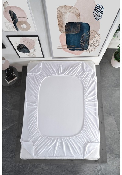 Tek Kişilik Pamuklu Sıvı Geçirmez Fitted Alez 100X200