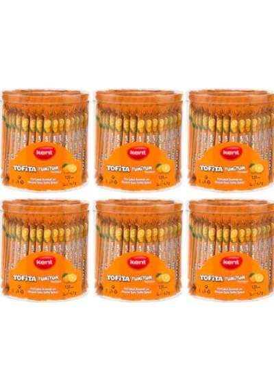 Kent Tofita Yumiyum Portakal 120 x 6.7 G x 6 Paket