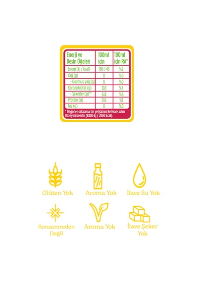 12'li Organik Elma-portakal-havuç Suyu 200 Ml