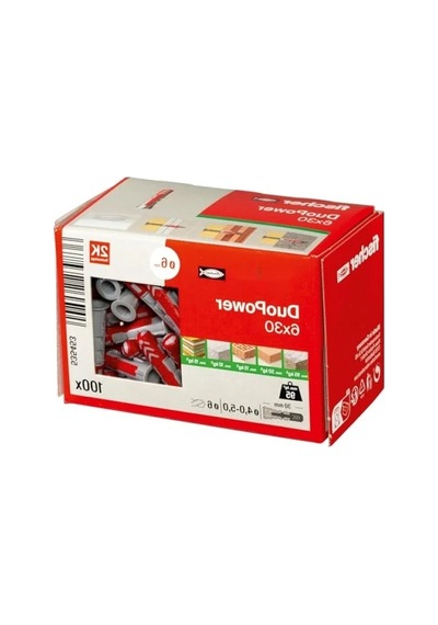 Duopower 6x30 Dübel Seti - 100 Adet