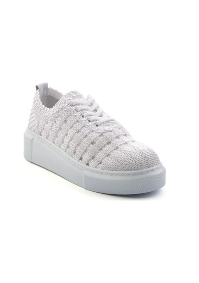 Bambi Beyaz Leather Kadın Sneaker K01303018616 Beyaz