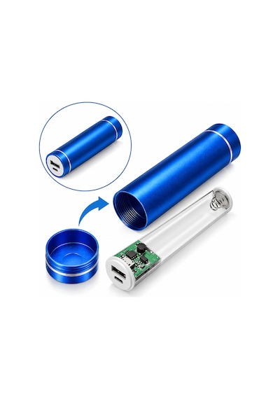 Robodünya 18650 Tekli Metal Powerbank Kutusu 5v 1a Usb Çıkışlı, Type-c Girişli Kendi Powerbank İnizi Yapmak Artık Çok Kolay