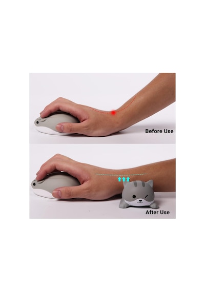 Kedi Şeklinde Yumuşak Squishy Mouse Pad