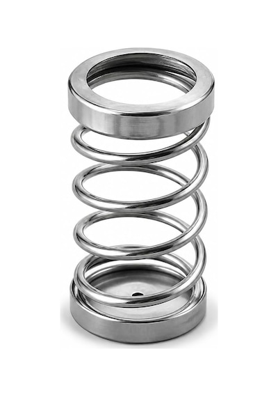 Metal Spiral Kalemlik, Paslanmaz Çelik Yay Tasarımlı Masaüstü Kalemlik, Gümüş Ofis Kalem Tutucu, Modern Masa Dü Genel