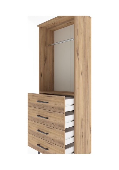 Arges Dolap Tek Raflı 4 Çekmeceli Tek Askılı 60x30x163 Çam-çam Atlas Çam Arges Dolap Tek Raflı 4 Çekmeceli Tek Askılı 60x30x163 Çam-çam Atlas Çam